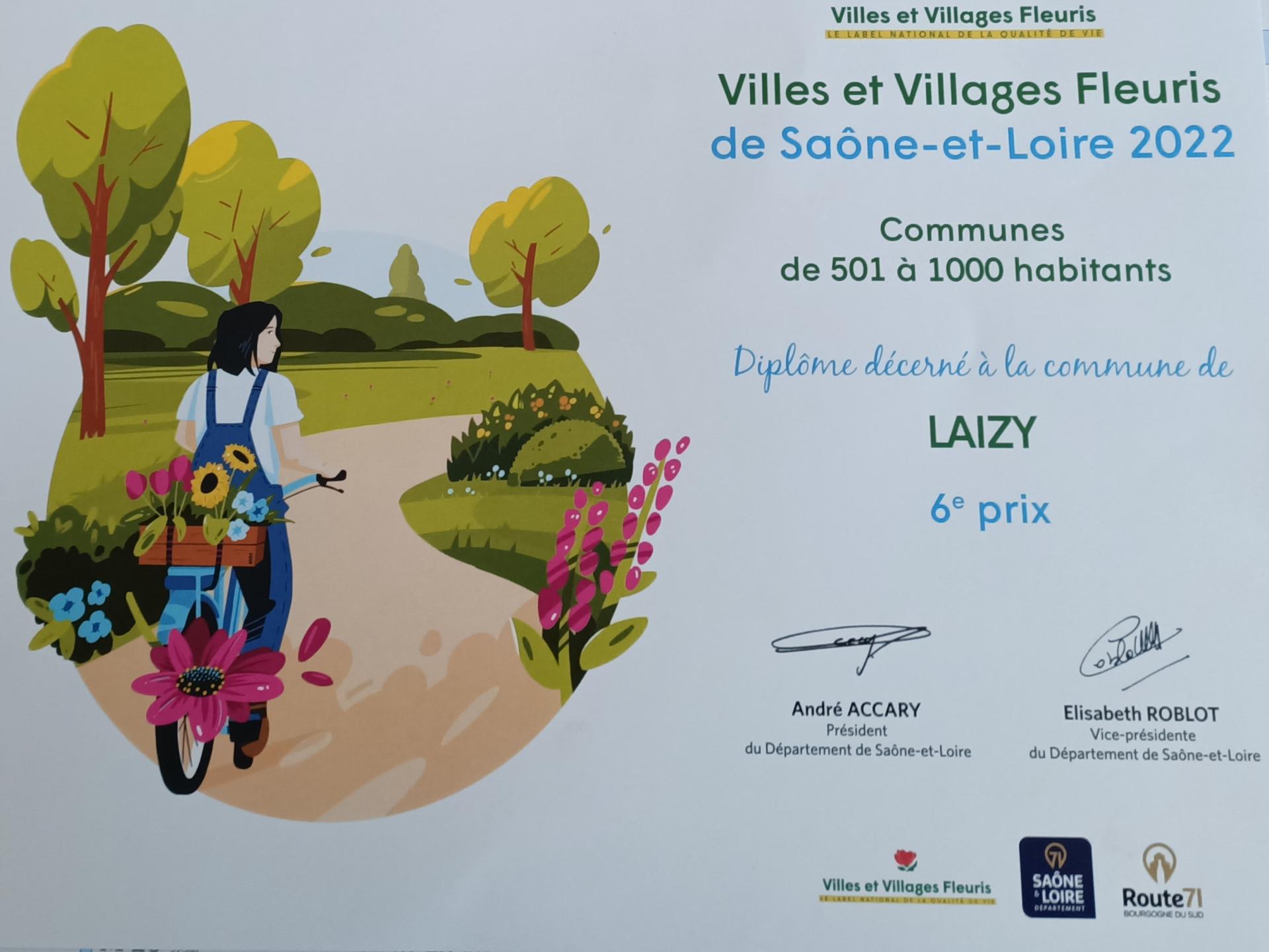 Concours départemental  2022 des villes et Villages Fleuris