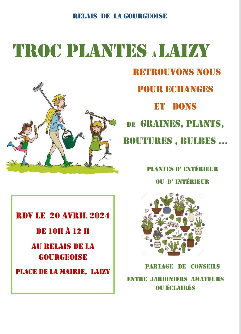 Troc plantes à Laizy