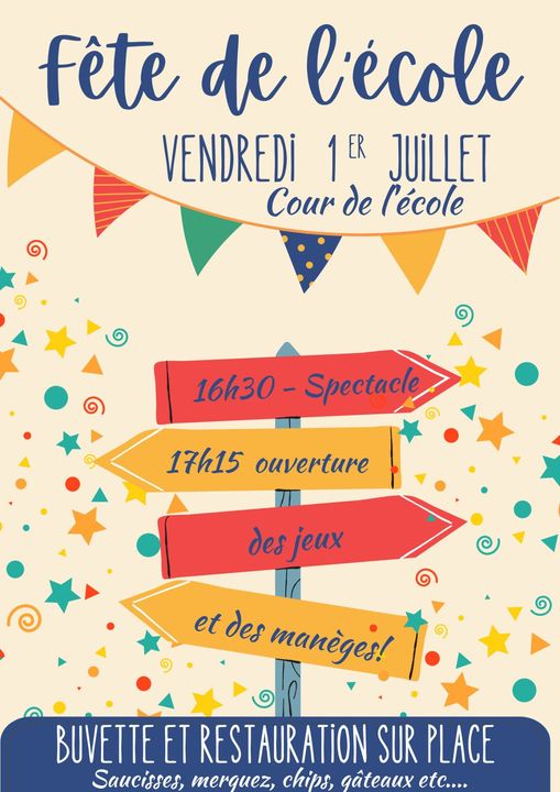 Fête de l'école 1er juillet 2022