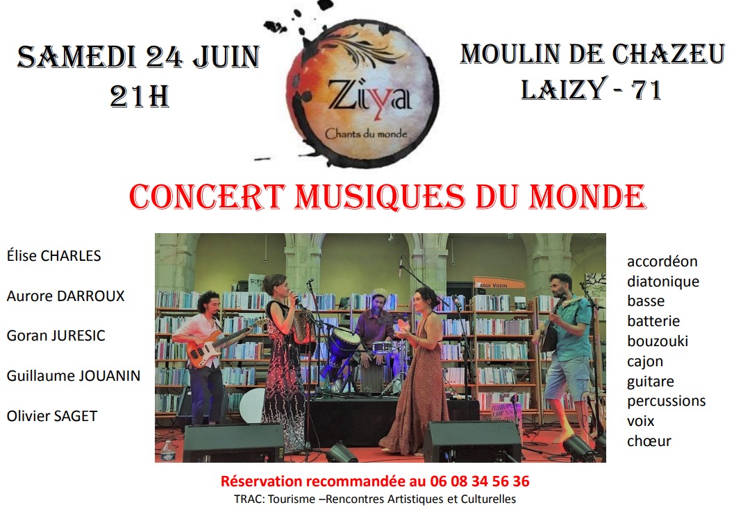 Au Moulin de Chazeu le 24 juin