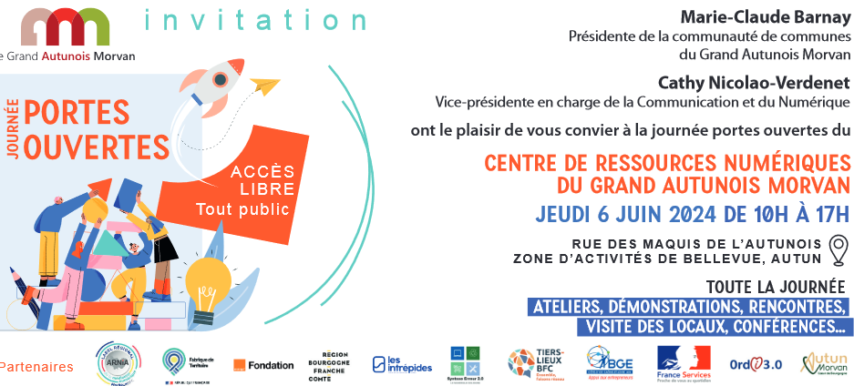  Invitation - Journée portes ouvertes 2024 Pôle Numérique CCGAM