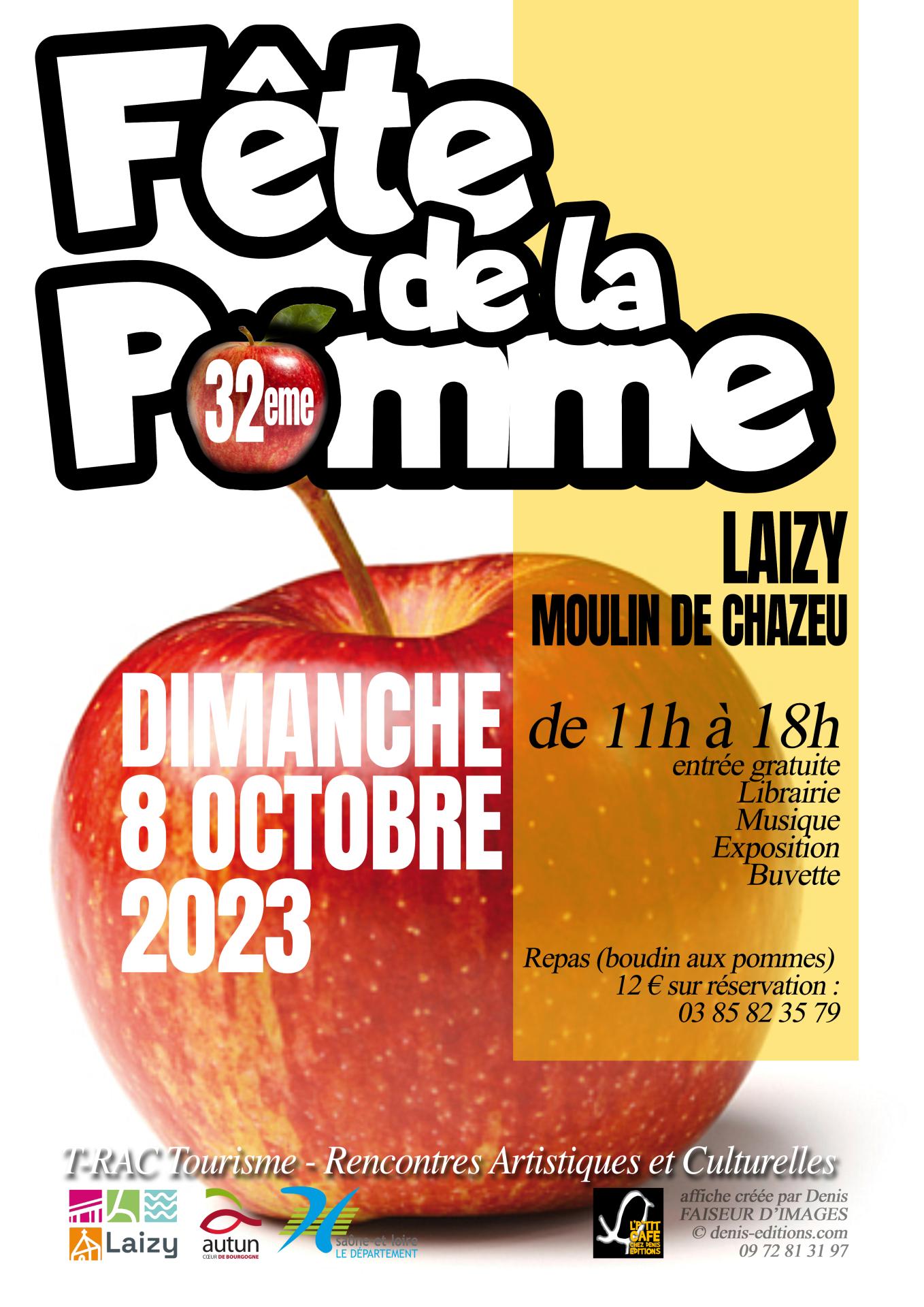 TRAC moulin de Chazeu à Laizy - Fête de la Pomme le 8 octobre