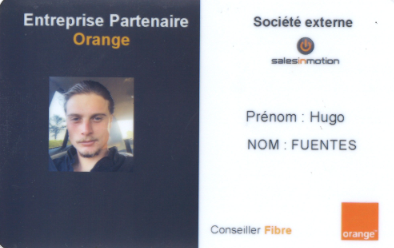 Monsieur Hugo FUENTES, conseiller ORANGE, Tél. 06.65.59.58.01 se déplace du 08 au 18 avril 2025 inclus auprès des habitants de la commune afin de les conseiller sur la transition de l'ADSL vers la fibre et de les informer concernant le réseau déjà fibré.