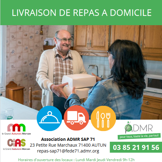 Livraison de repas à domicile ADMR DSP CIAS